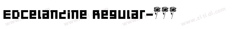 EDCelandine Regular字体转换